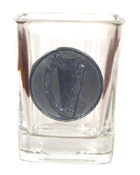 Celtic Ireland 2oz Shot Glass Brian Boru Irish Harp