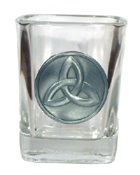 Celtic Ireland Shot Glass 2oz Trinity